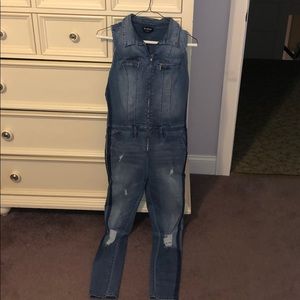 Denim jumpsuit from Bebe